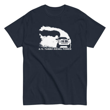 6.7 3rd Gen Burnout Truck T-Shirt in navy